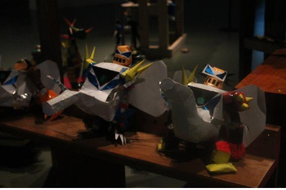 국제교류전 `다른 그리고 특별한` 중 박태현 작가의 `종이접기 시리즈`.