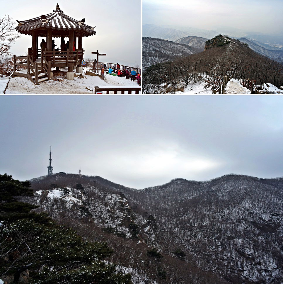 감악산 정상부