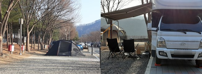 한탄강오토캠핑장 내부