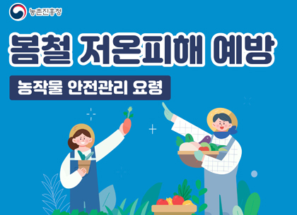 [카드뉴스] 봄철 저온피해 예방, 농작물 안전관리 요령