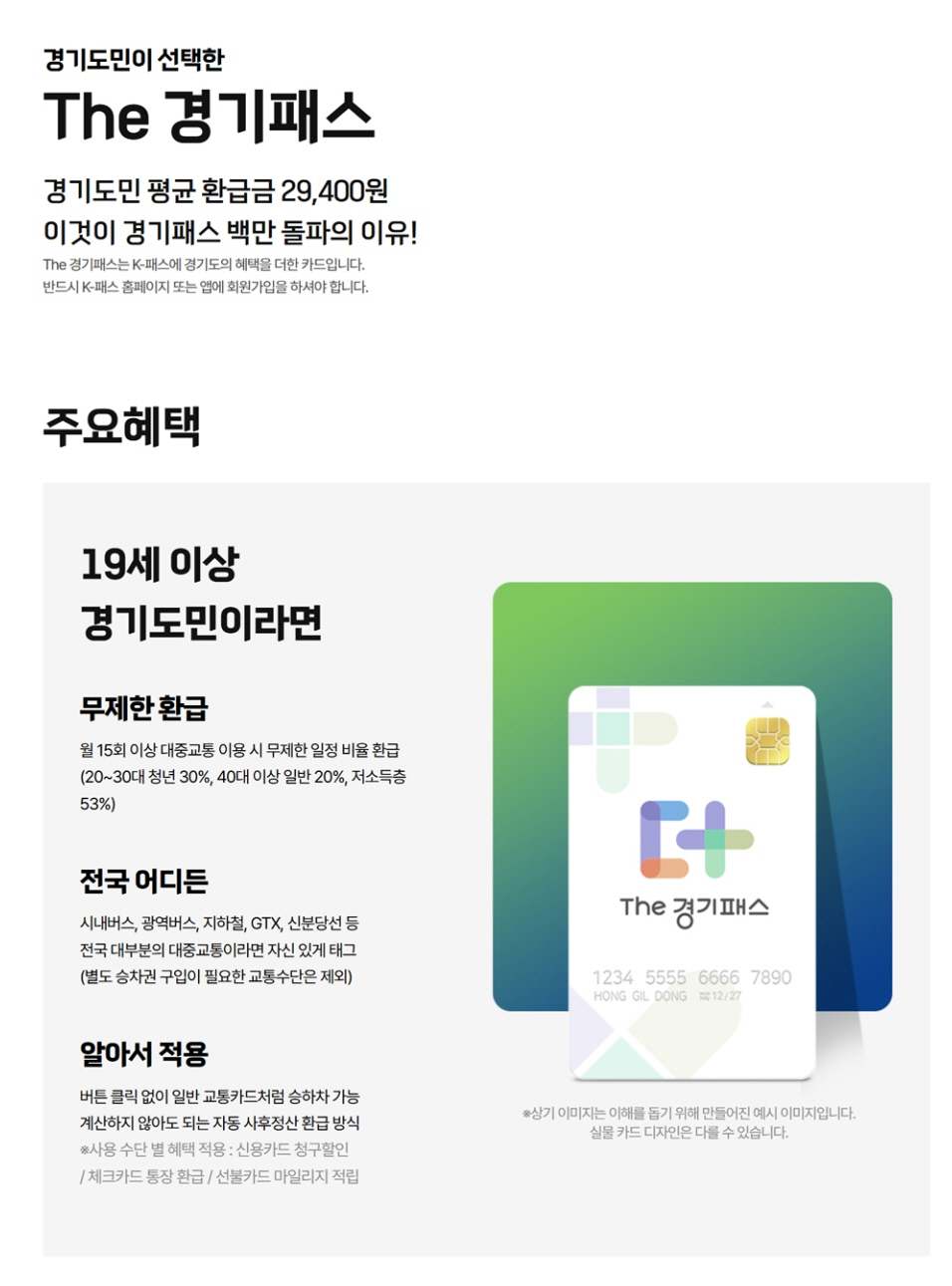 ‘The 경기패스’ 홍보 포스터