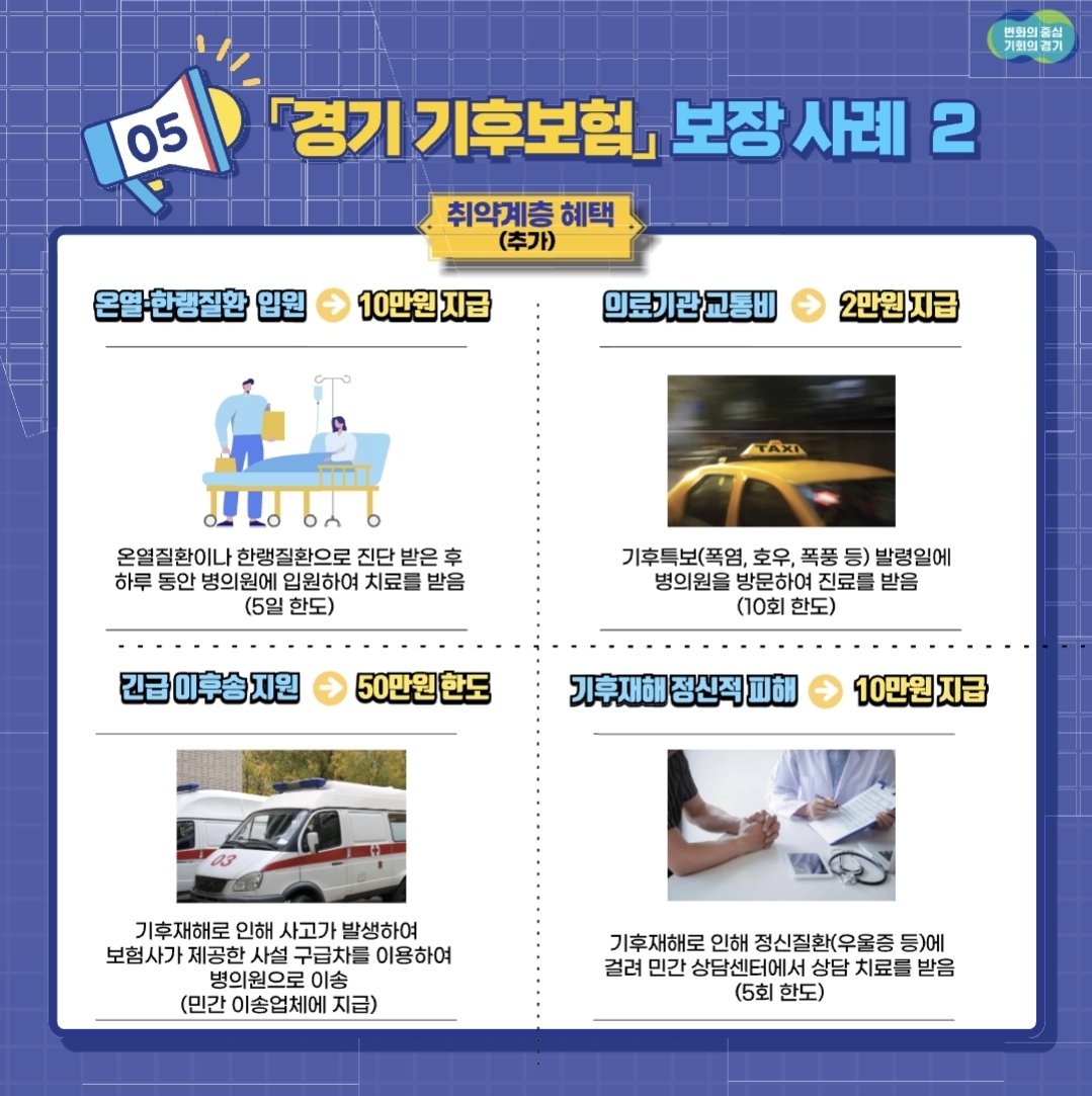 기후 취약계층을 위한 특별 혜택 사례