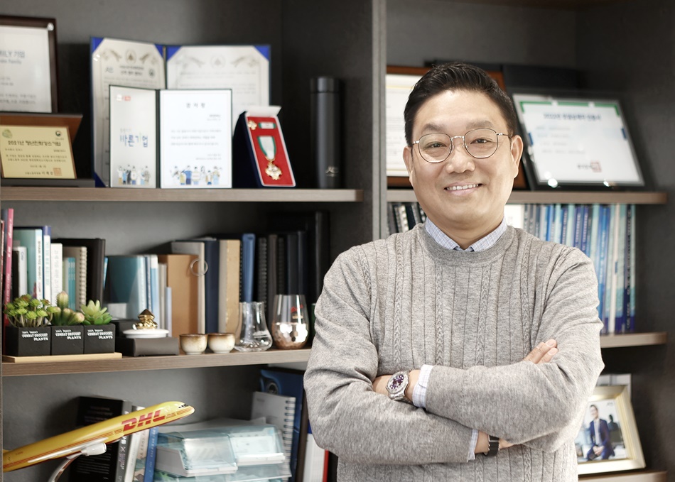 ㈜인씨스 남현식 대표가 경기도 주 4.5일제 시범사업 참여 소감에 대해 이야기하고 있다. ⓒ경기도청