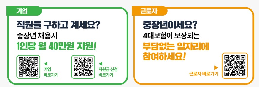 베이비부머 라이트잡 신청하기 ⓒ경기도청