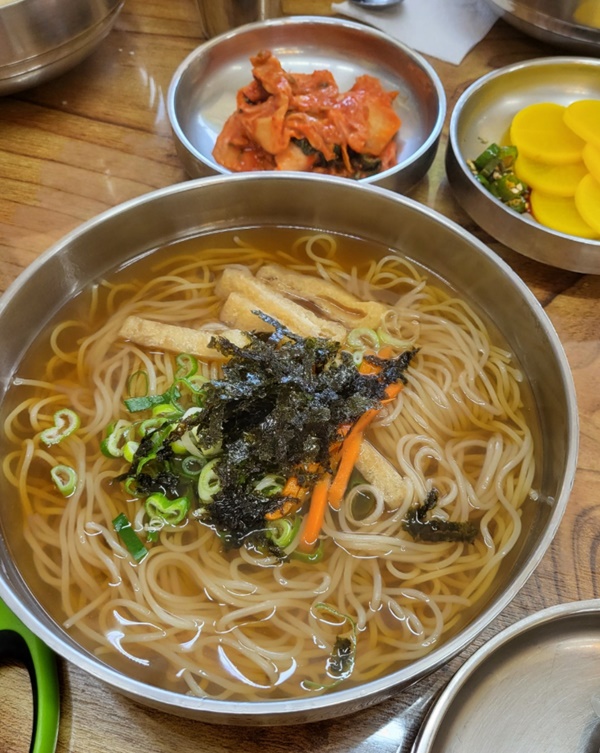 우리밀국수마을, 멸치국수. ⓒ우리밀국수마을