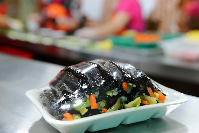 기운네김밥은 통복시장의 대표 꼬마김밥 맛집으로 작지만 알찬 재료로 꽉 찬 맛이 매력적인 곳이다. @ 평택시청 공식블로그 출처