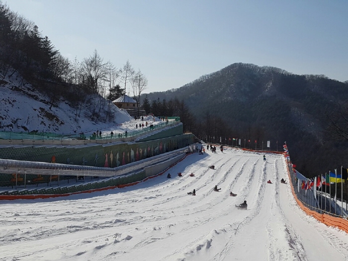 올해 13회를 맞은 양주눈꽃축제는 제과전문그룹 크라운해태의 종합예술테마파크 아트밸리(장흥자연휴양림)의 겨울축제다. ⓒ경기관광공사