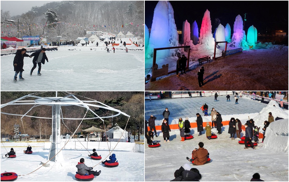 포천 백운계곡 동장군 축제가 오는 2026년 2월 22일까지 백운계곡 국민관광지 일원에서 펼쳐진다. ⓒ포천 백운계곡 동장군 축제 누리집