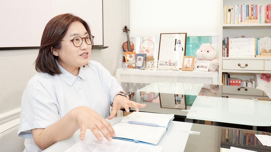 서미경 경기남부 위기임산부 지역상담기관 팀장이 위기임산부 상담에 대해 설명하고 있다. ⓒ 경기뉴스광장 김지호