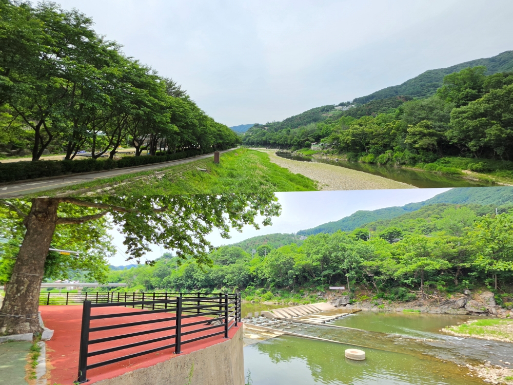 산장국민관광지 전경 ⓒ 최병용 기자