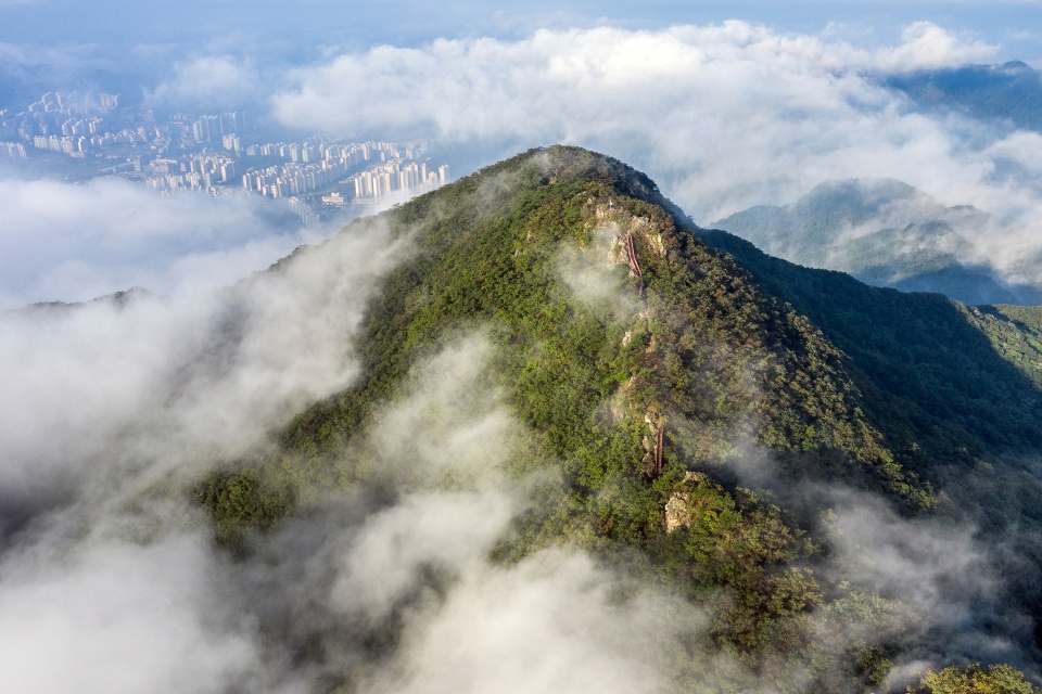 남양주 천마산시립공원은 산림청 지정 100대 명산 중 하나이다. ⓒ경기도청