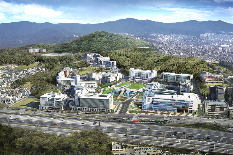 가천대학교 글로벌캠퍼스 전경이다.