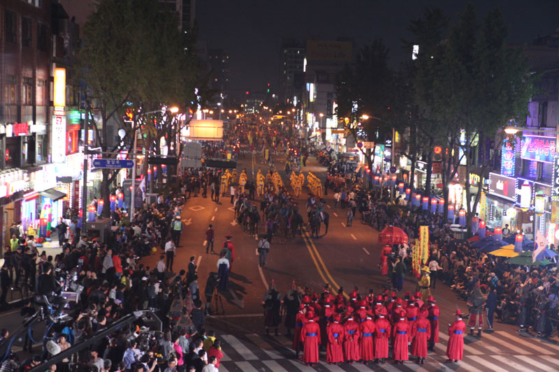 경기도 축제 5개가 ‘2014 문화관광축제’에 선정됐다. 사진은 수원화성문화제 모습.