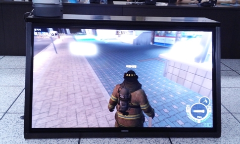 경기소방재난본부가 개발한 화재구조 3D 훈련 프로그램 ‘Heroes on fire’. 