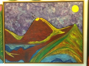 작품 – ‘산, 바다, 그리고 달’ 