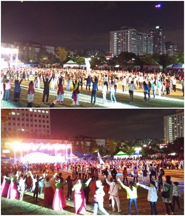 부천시청 앞 잔디광장에서 펼쳐진 시민어울림한마당 축제 