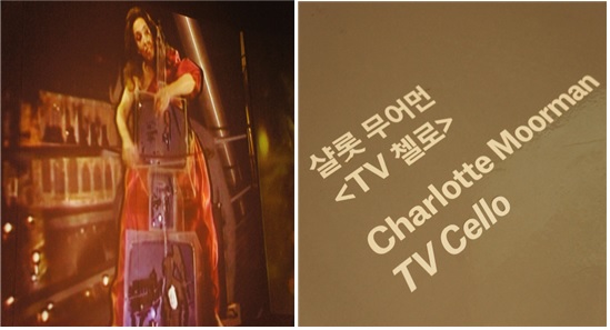 가장 대중적으로 알려진 백남준의 작품 중 하나인 ‘TV 첼로’