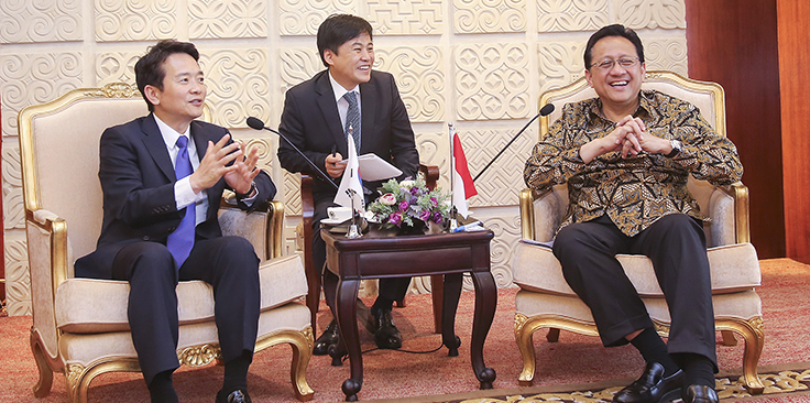남 지사, 인도네시아 상원의장과 IT·투자 협력 논의 이미지
