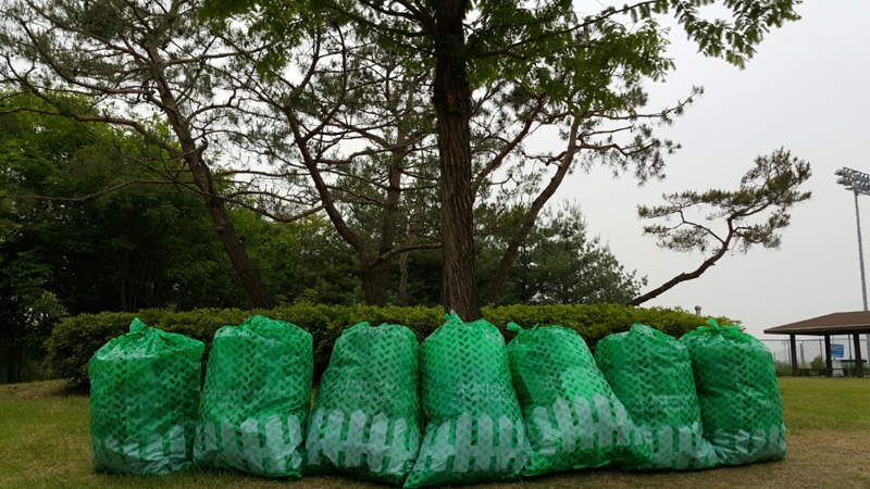 도시 미관 어울리는 종량제 쓰레기봉투 개발 이미지