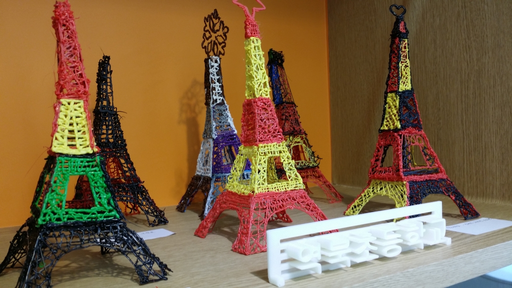 3D펜으로 만든 학생들의 작품