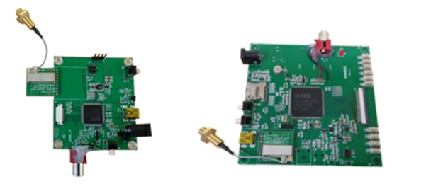 선인유니텍이 개발한 HD급 무선영상 송수신 모듈.