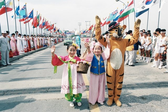 1988년 9월 13일 서울올림픽 성화봉송