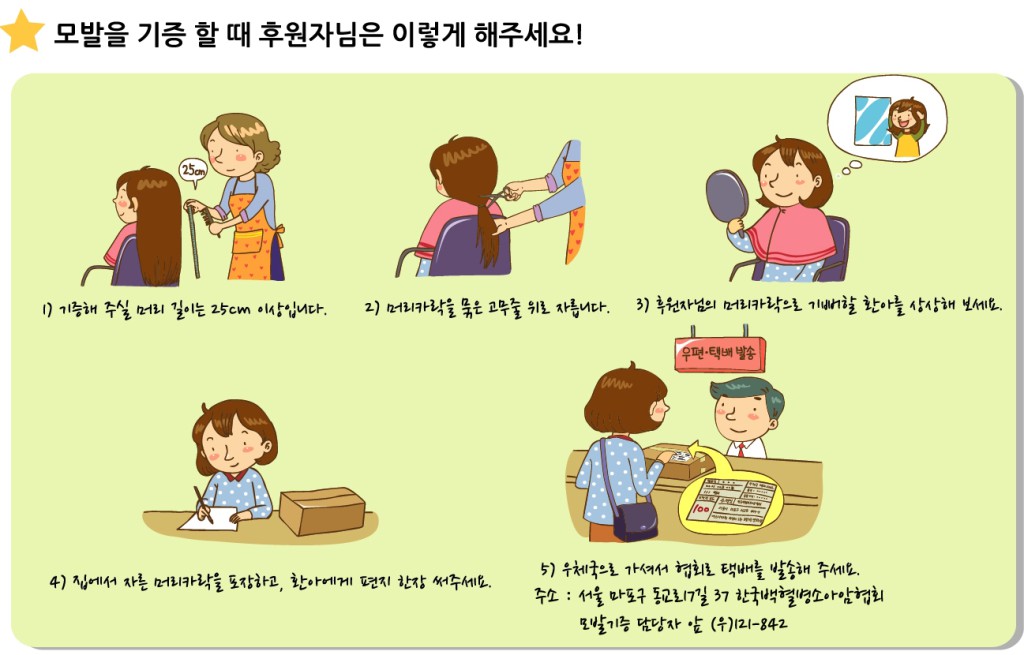 한국백혈병소아암협회 홈페이지에서 자세히 소개하고 있다.