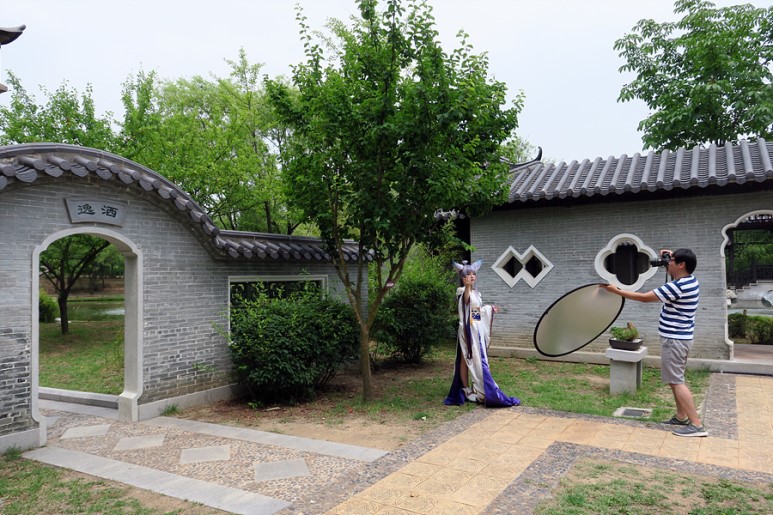 경기도 수원에 있는 중국 전통정원, 효원공원에 위치한 월화원