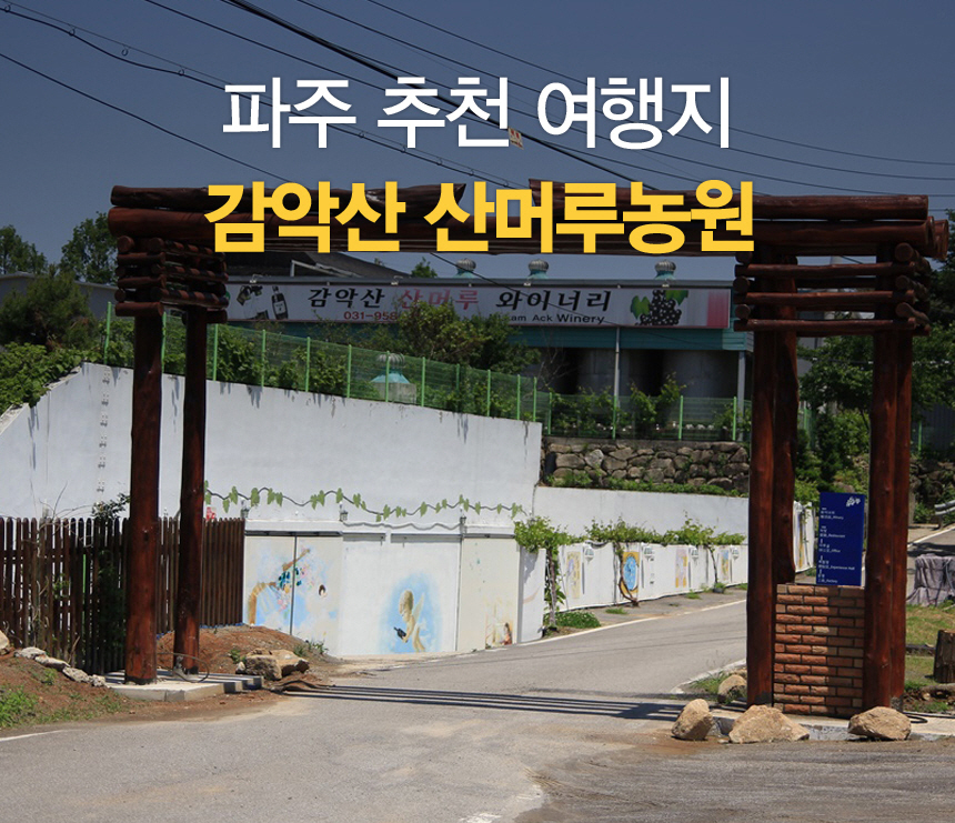 파주 추천 여행지 감악산 산머루농원 : : 경기도뉴스포털 노화 안녕! 산머루 와인 체험장이 있다? 파주 추천 여행지 감악산 산머루농원