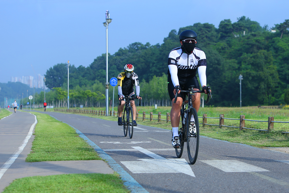왕숙천 자전거길은 총 32.6km의 긴 코스로, 남양주시 부평IC교부터 구리시 토평동까지 연결되어 있다.