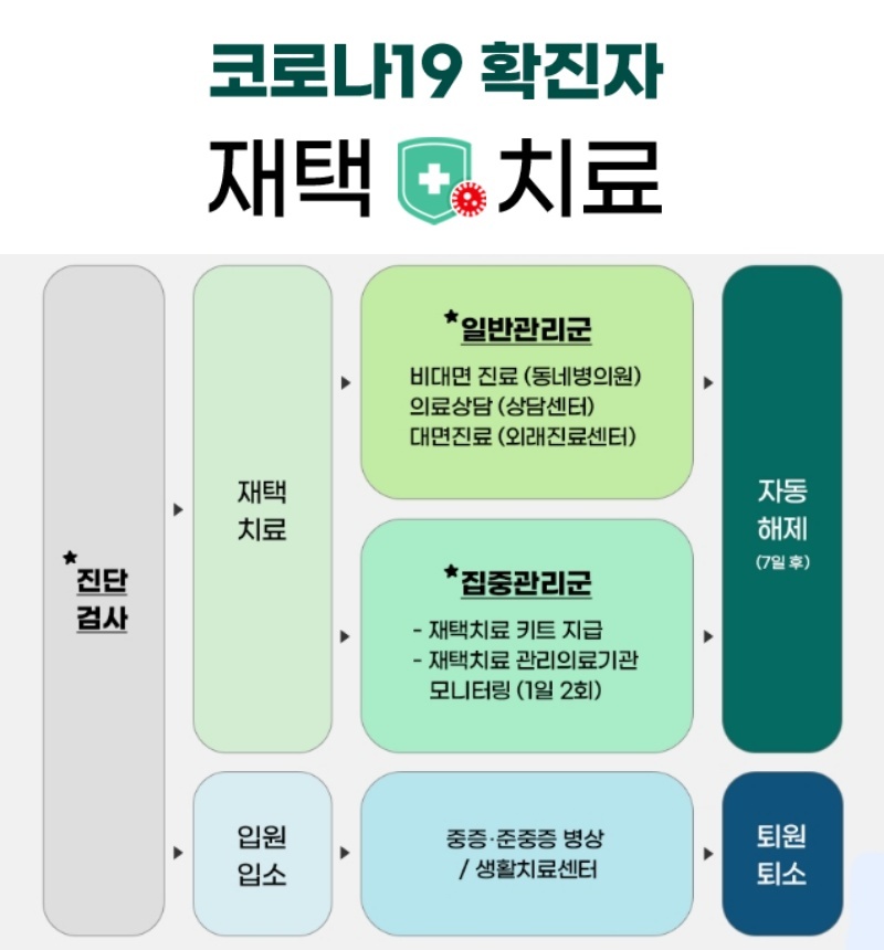 코로나19 진단검사 및 방역·재택치료 체계가 오미크론 변이 바이러스 특성에 맞춰 위중증·사망 관리 중심으로 개편됐다.