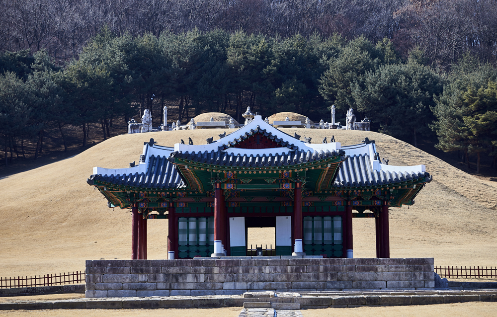 구리 동구릉에는 조선왕조 7명의 왕과 10명의 왕비·후비가 잠들어 있다.