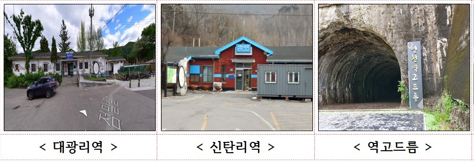 평화누리길 연천 7코스 주요 관광지. 
