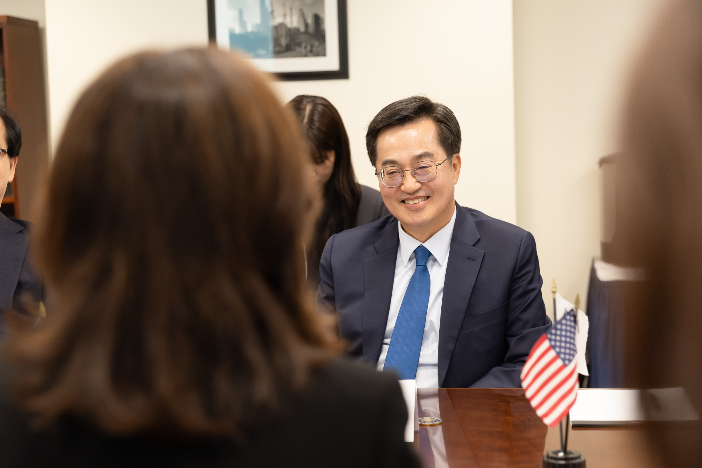 김동연 경기도지사는 “한국 산업의 중심인 경기도와 미국의 중심인 뉴욕이 첨단 산업, 교육 등 여러 면에서 협력했으면 한다”고 전했다.