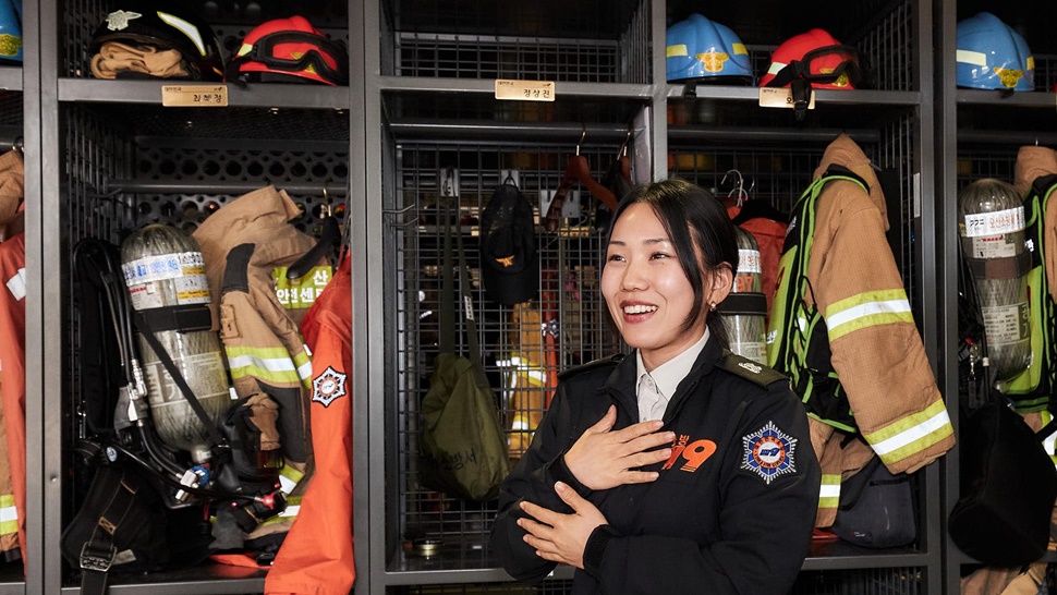 ‘제37회 전국소방기술경연대회’의 ‘몸짱 소방관’ 여자부에서 1위에 입상한 경기도 오산소방서 박현화 소방사.