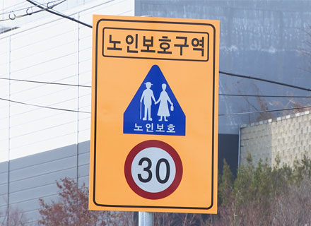 노인보호구역 내 교통안전시설 확대 설치