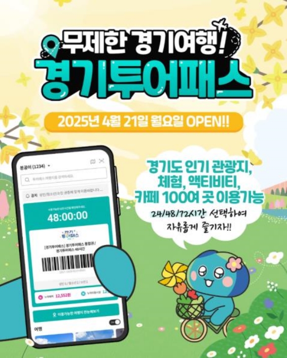 지난달 21일부터 경기도 전역의 주요 관광시설 120개소를 자유롭게 이용할 수 있는 ’경기투어패스‘의 본격적인 판매가 시작됐다.