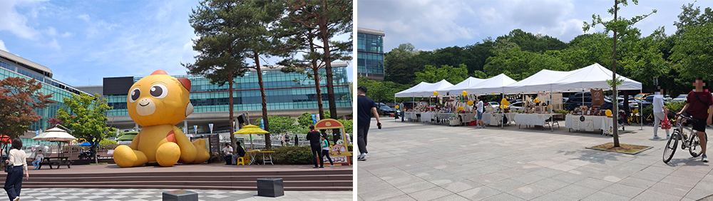 화성시 마스코트 `코리요`와 아트마켓