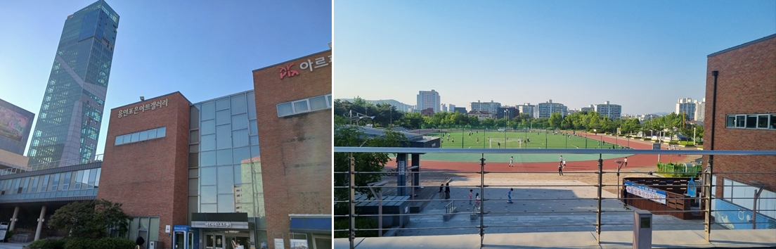 용인문화재단이 운영하는 포은아트갤러리와 용인시가 운영하는 아르피아타워 및 아르피아체육센터