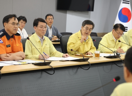 김동연 지사, “긴장 늦추지 말고 도민 생명 재산 잃는 일 없도록 총력”
