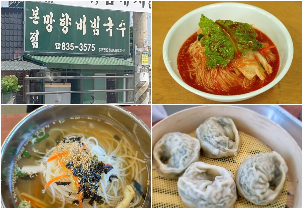 연천 망향비빔국수.