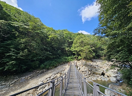 경기도, 수해 복구 마친 연인산 용추계곡 탐방로 전 구간 개통