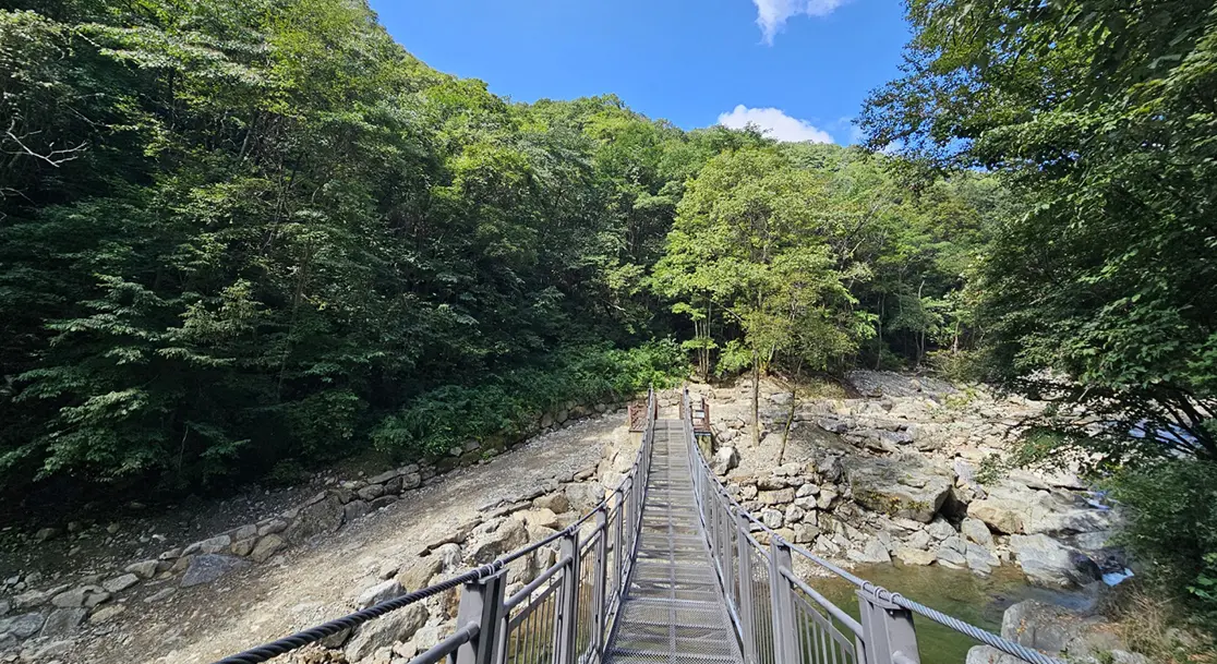 경기도, 수해 복구 마친 연인산 용추계곡 탐방로 전 구간 개통