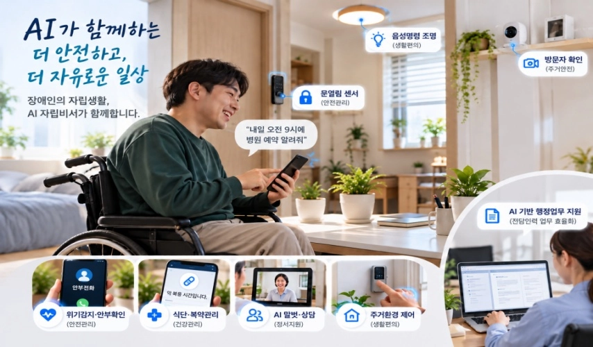 경기도 장애인 자립지원주택에 ‘AI 자립비서’가 떴다!