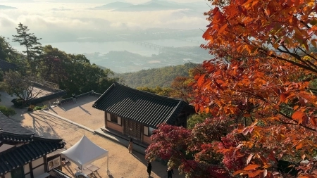 두물머리가 한눈에! 황금빛 은행나무와 천년의 숨결, 남양주 수종사