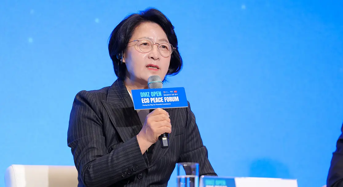 추미애 지사 “감염병·재난·생태환경 분야 협력, 북에 먼저 제의할 방안 찾겠다”
