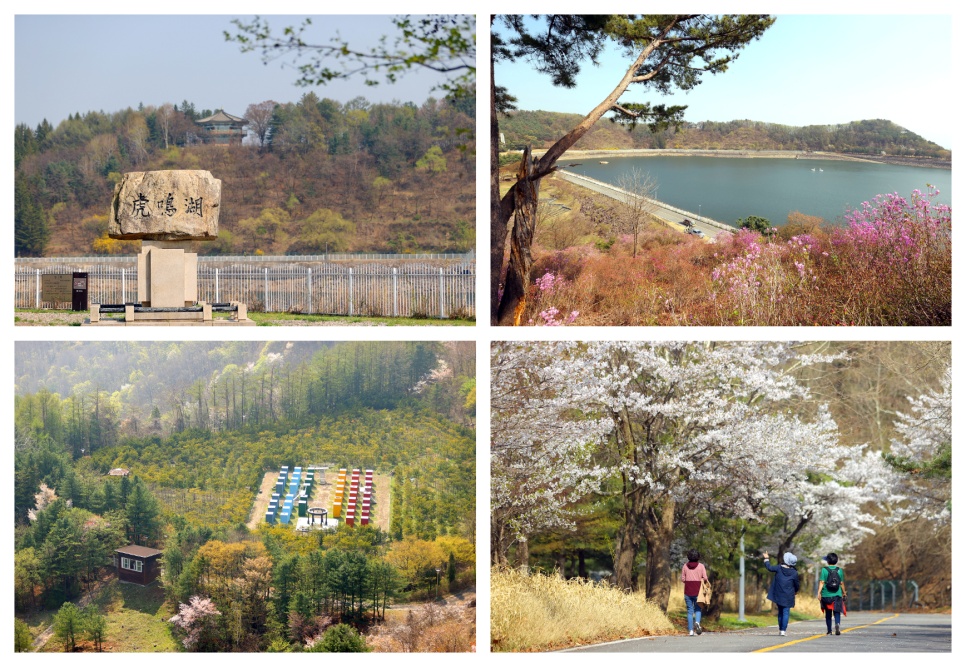 청평호반은 1944년 청평댐이 준공되면서 만들어진 곳으로 호수 양편으로 호명산이 높이 솟아 청결한 호수와 잘 어우러져 있는 것이 특징이다. @ 경기뉴스광장 허선량