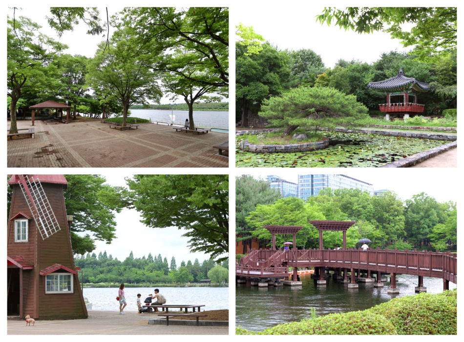 일산호수공원은 호수를 중심으로 한 4.7㎞ 자전거 도로와 메타세콰이어길 등 9.1㎞ 산책로, 생태 자연학습장, 조형 예술품, 선인장 전시관 등 다양한 생태 문화 시설이 조성되어 있는 곳이다. @ 경기뉴스광장 허선량