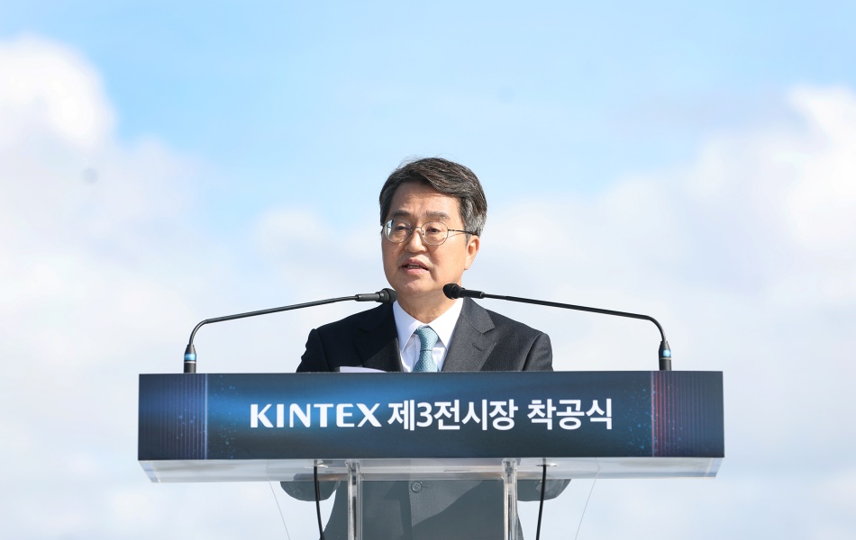 김동연 경기도지사는 “킨텍스 제3전시장 착공이 고양시와 경기북부 도약의 출발점이 될 것”이라고 밝혔다.