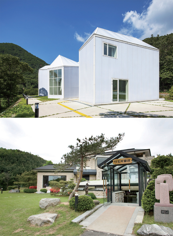 양주시립장욱진미술관(위), 김포 다도박물관(아래)